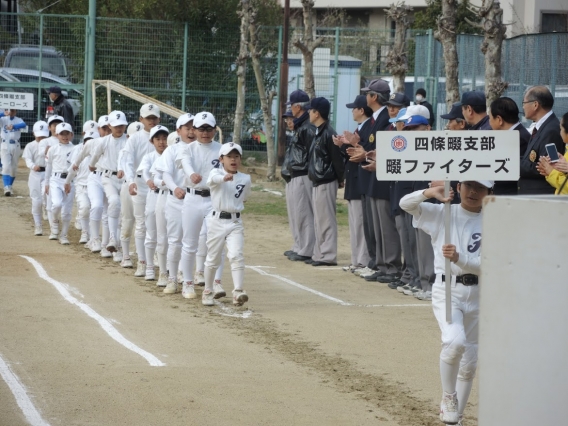 3月13日にＪＣ・ロータリー杯の開会式がありました。