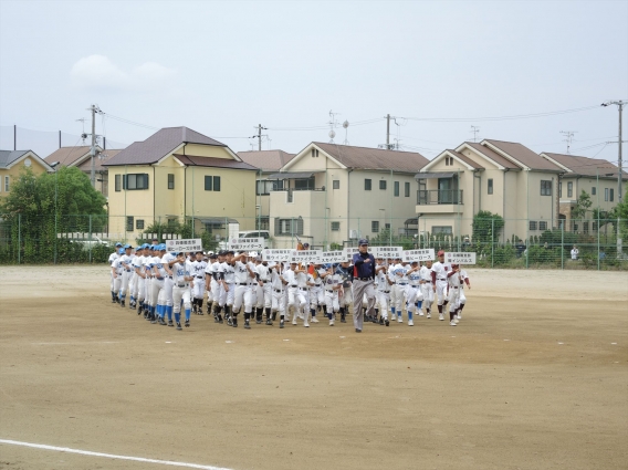 6月12日に、市長旗杯の開会式がありました。